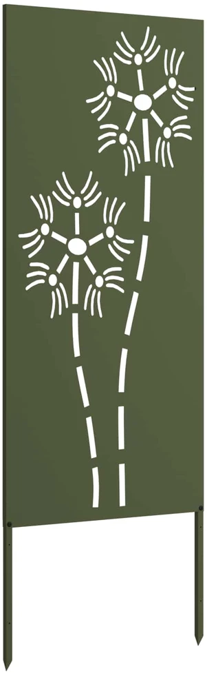 Sodo privatumo ekranas „Fretwork“ Alyvuogių žalia 50 x 140 cm