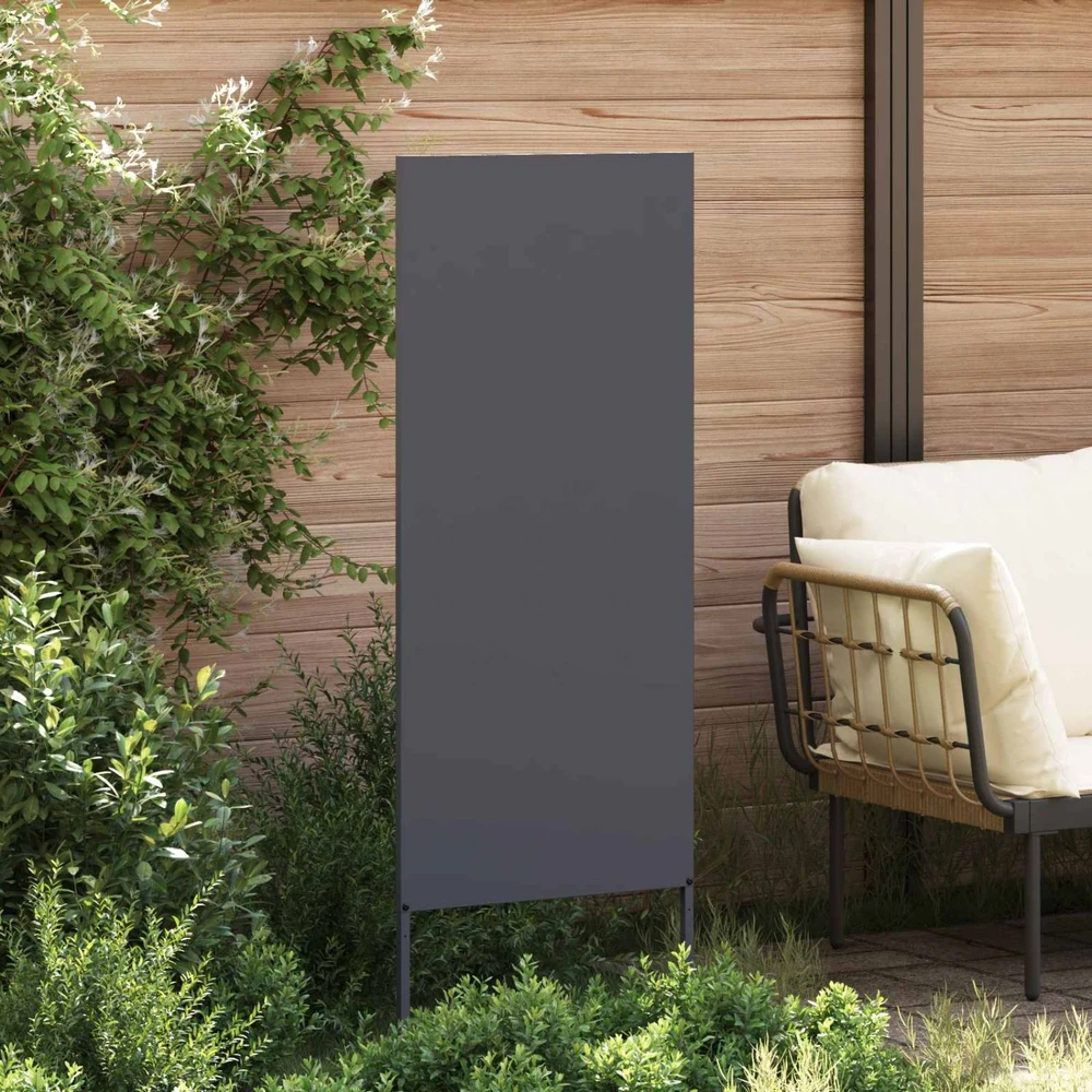 Sodo privatumo ekranas „Fretwork“ Antracitas 50 x 140 cm