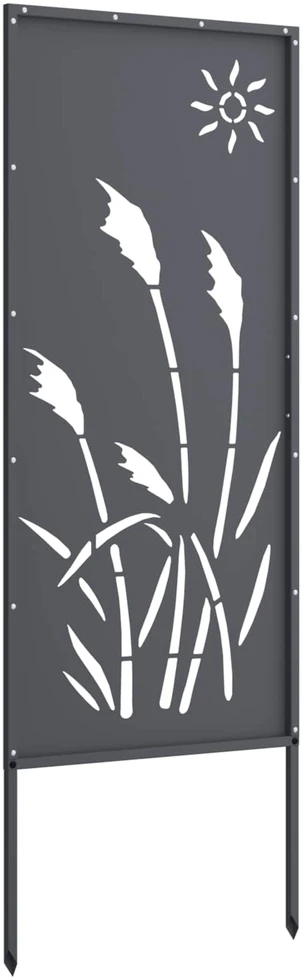 Sodo privatumo ekranas „Fretwork“ Antracitas 50 x 140 cm