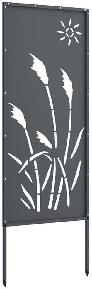Sodo privatumo ekranas „Fretwork“ Antracitas 50 x 140 cm