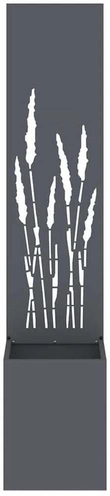 Sodo privatumo ekranas „Fretwork“ Antracitas 32 x 32 x 150 cm