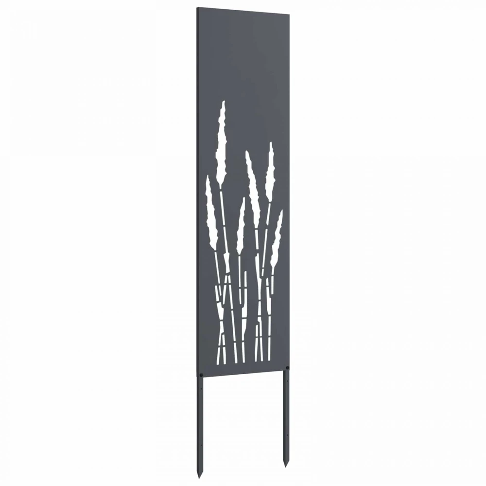 Sodo privatumo ekranas „Fretwork“ antracito spalvos 32 x 140 cm