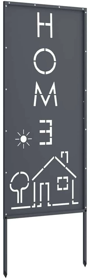 Sodo privatumo ekranas „Fretwork“ Antracitas 50 x 140 cm