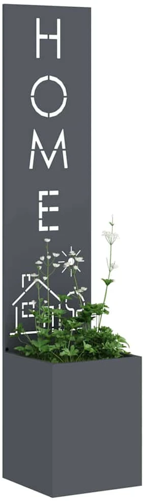 Sodo privatumo ekranas „Fretwork“ Antracitas 32 x 32 x 150 cm