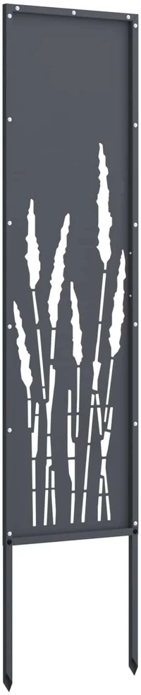 Sodo privatumo ekranas „Fretwork“ antracito spalvos 32 x 140 cm