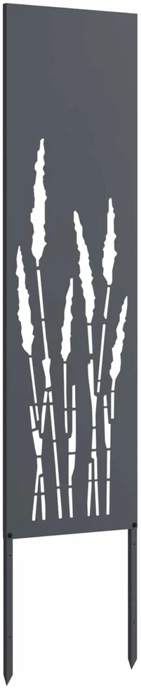 Sodo privatumo ekranas „Fretwork“ antracito spalvos 32 x 140 cm
