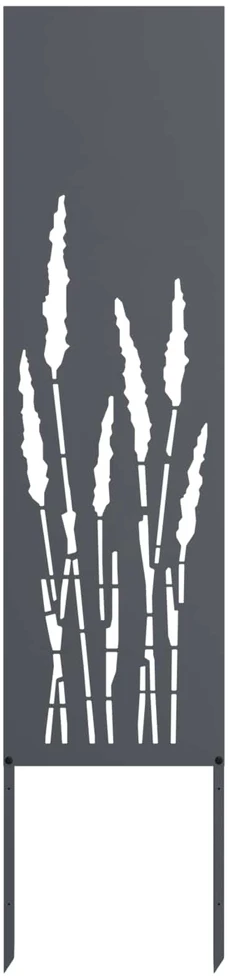 Sodo privatumo ekranas „Fretwork“ antracito spalvos 32 x 140 cm