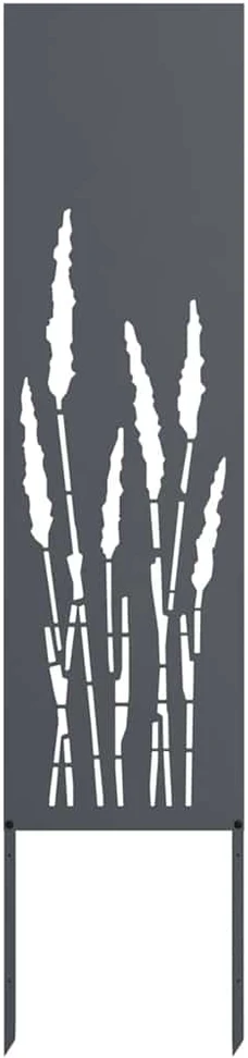 Sodo privatumo ekranas „Fretwork“ antracito spalvos 32 x 140 cm