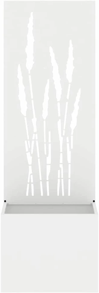 Sodo privatumo ekranas „Fretwork“ Balta 50 x 32 x 150 cm