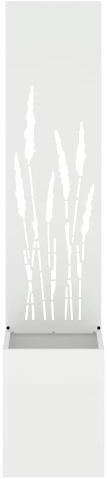 Sodo privatumo ekranas „Fretwork“ Balta 32 x 32 x 150 cm