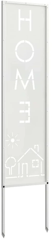 Sodo privatumo ekranas „Fretwork“ Balta 32 x 140 cm