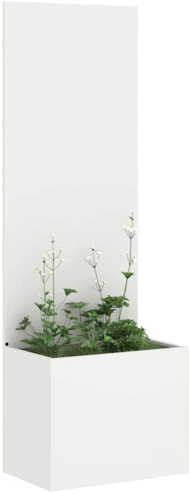 Sodo privatumo ekranas „Fretwork“ Balta 50 x 32 x 150 cm