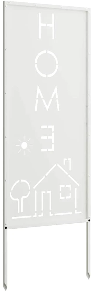 Sodo privatumo ekranas „Fretwork“ Balta 50 x 140 cm