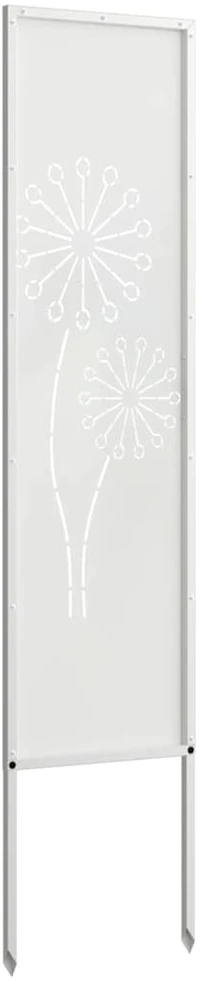 Sodo privatumo ekranas „Fretwork“ Balta 32 x 140 cm