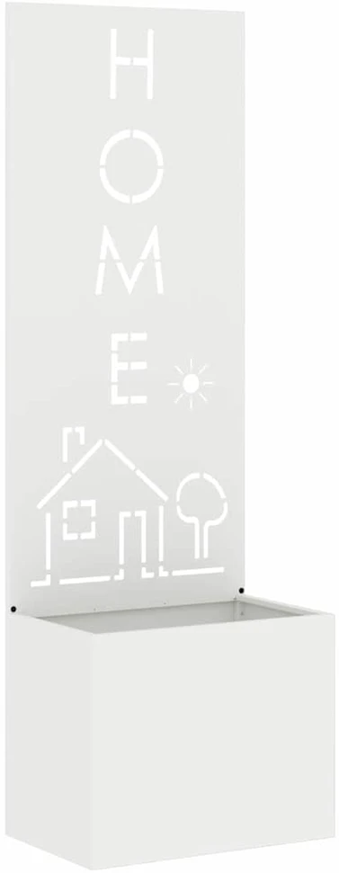 Sodo privatumo ekranas „Fretwork“ Balta 50 x 32 x 150 cm