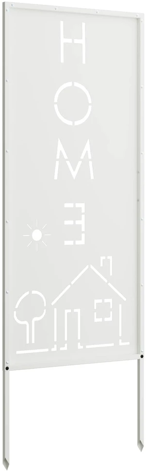 Sodo privatumo ekranas „Fretwork“ Balta 50 x 140 cm