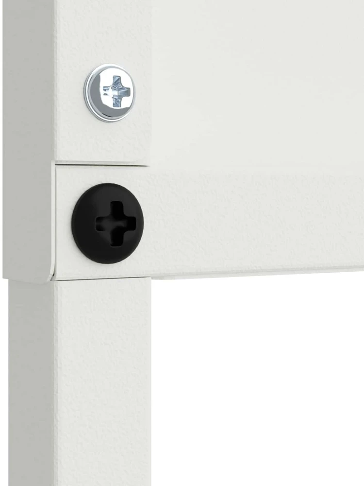 Sodo privatumo ekranas „Fretwork“ Balta 50 x 140 cm