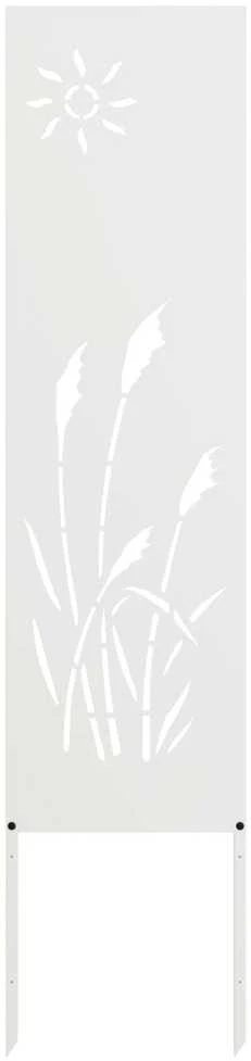Sodo privatumo ekranas „Fretwork“ Balta 32 x 140 cm