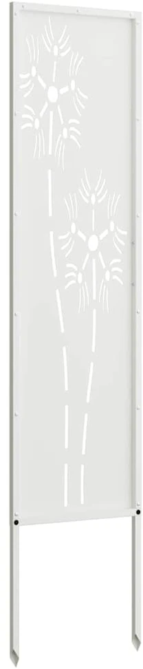 Sodo privatumo ekranas „Fretwork“ Balta 32 x 140 cm