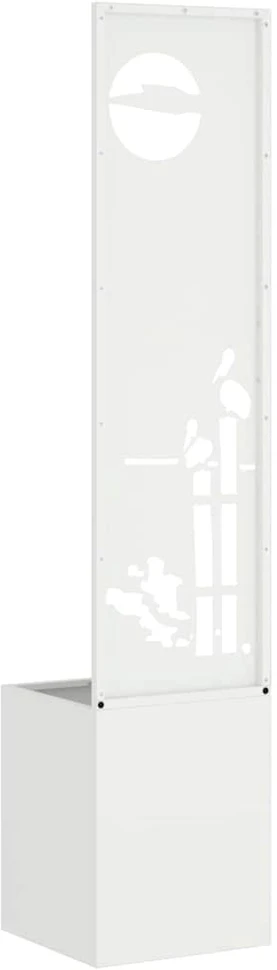 Sodo privatumo ekranas „Fretwork“ Balta 32 x 32 x 150 cm