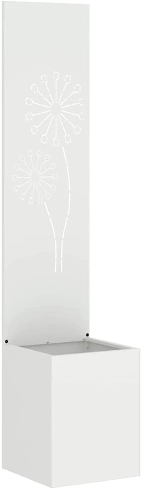 Sodo privatumo ekranas „Fretwork“ Balta 32 x 32 x 150 cm