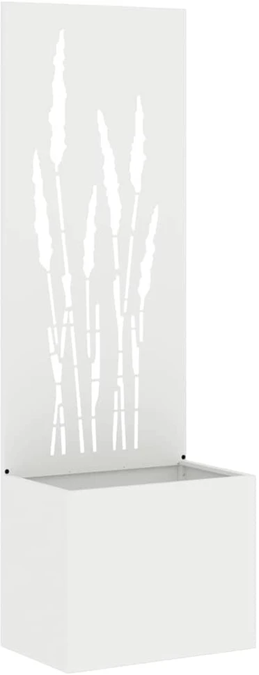 Sodo privatumo ekranas „Fretwork“ Balta 50 x 32 x 150 cm