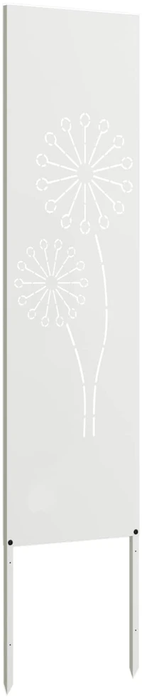 Sodo privatumo ekranas „Fretwork“ Balta 32 x 140 cm