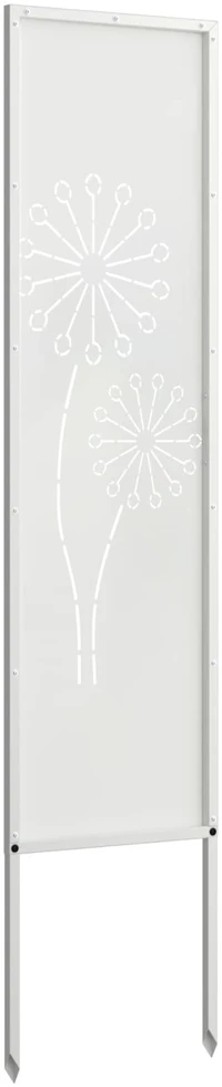 Sodo privatumo ekranas „Fretwork“ Balta 32 x 140 cm