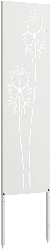 Sodo privatumo ekranas „Fretwork“ Balta 32 x 140 cm