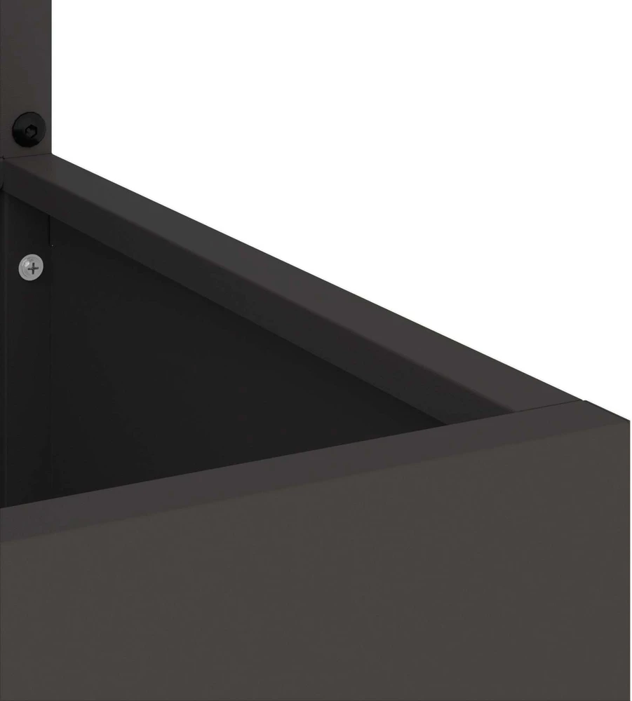 Sodo privatumo ekranas „Fretwork“ Juoda 50 x 32 x 150 cm