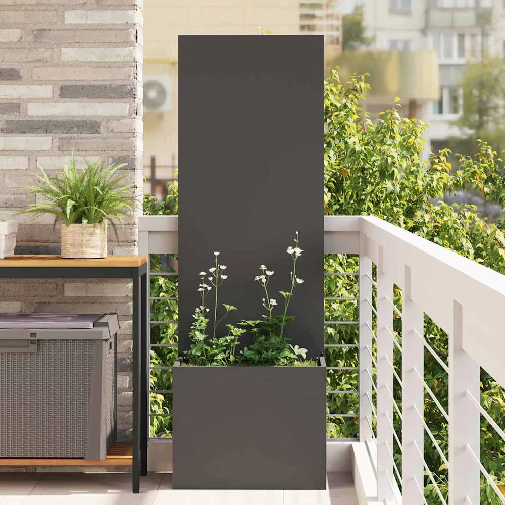 Sodo privatumo ekranas „Fretwork“ Juoda 50 x 32 x 150 cm