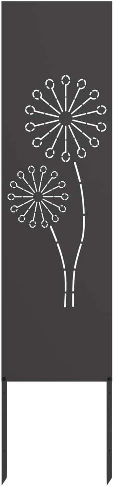 Sodo privatumo ekranas „Fretwork“ Juoda 32 x 140 cm