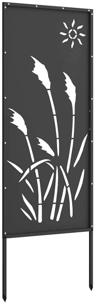 Sodo privatumo ekranas „Fretwork“ Juoda 50 x 140 cm