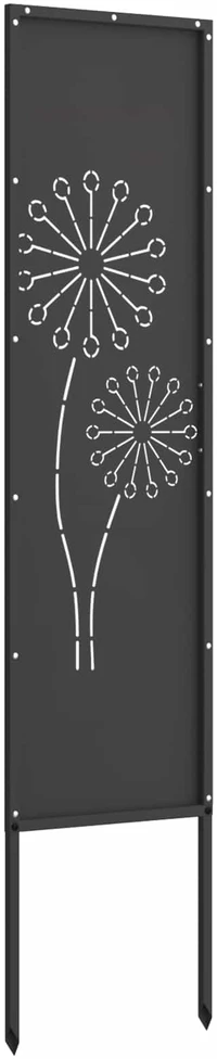 Sodo privatumo ekranas „Fretwork“ Juoda 32 x 140 cm