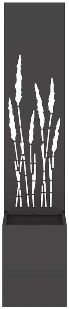 Sodo privatumo ekranas „Fretwork“ Juoda 32 x 32 x 150 cm