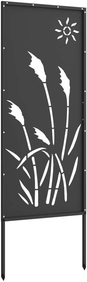 Sodo privatumo ekranas „Fretwork“ Juoda 50 x 140 cm