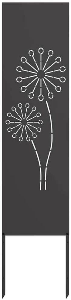 Sodo privatumo ekranas „Fretwork“ Juoda 32 x 140 cm