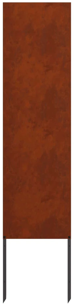 Sodo privatumo ekranas „Fretwork“ Rūdijanti 32 x 140 cm