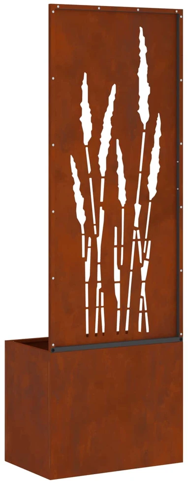 Sodo privatumo ekranas „Fretwork“ Rūdijanti 50 x 32 x 150 cm