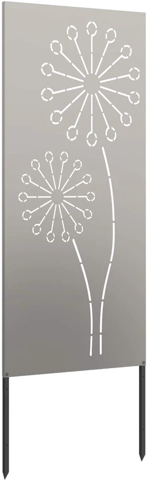 Sodo privatumo ekranas „Fretwork“ Rūdijanti 50 x 140 cm