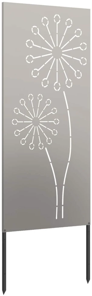 Nuotraukų rėmelis Sodo privatumo ekranas „Fretwork“ Rūdijanti 50 x 140 cm
