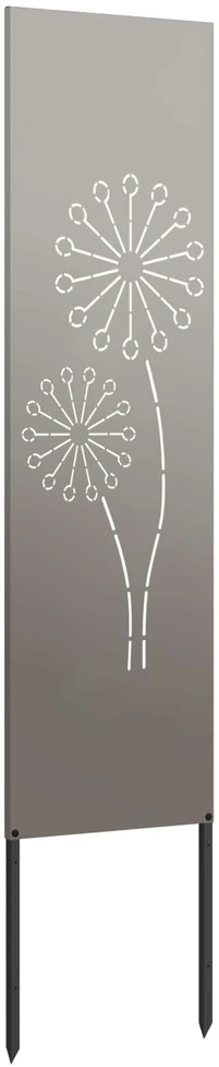 Sodo privatumo ekranas „Fretwork“ Rūdijanti 32 x 140 cm