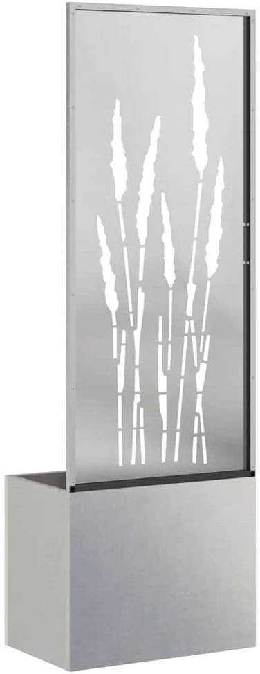 Sodo privatumo ekranas „Fretwork“ Sidabrinė 50 x 32 x 150 cm