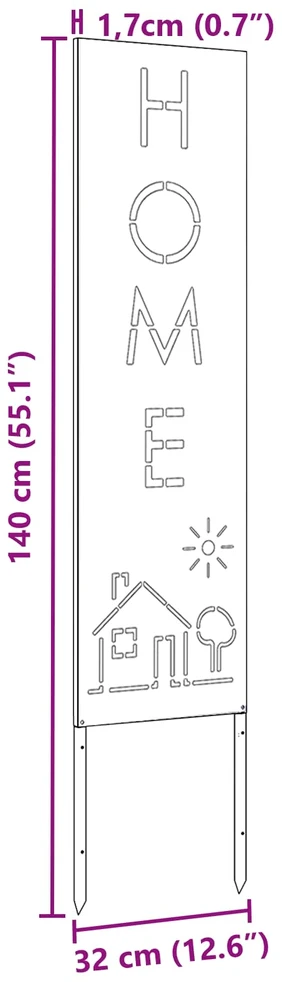 Sodo privatumo ekranas „Fretwork“ Sidabro 32 x 140 cm