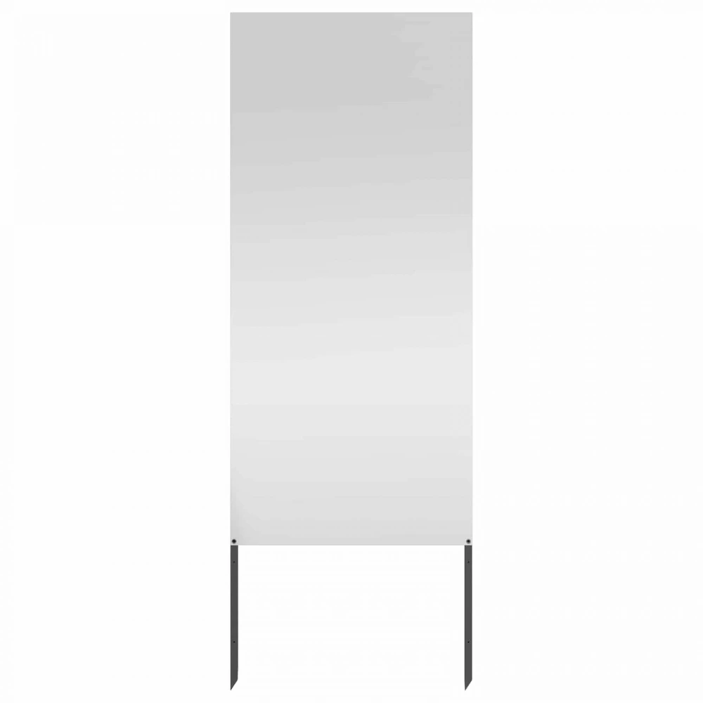 Sodo privatumo ekranas „Fretwork“ Sidabro 50 x 140 cm