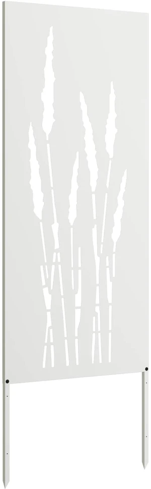 Sodo privatumo ekranas Gėlių Balta 50 x 140 cm