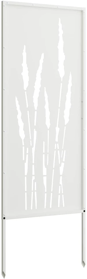 Sodo privatumo ekranas Gėlių Balta 50 x 140 cm