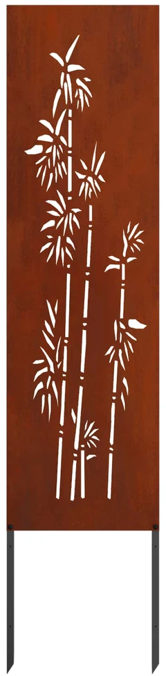 Sodo privatumo ekranas Gėlių Rūdijanti 32 x 140 cm