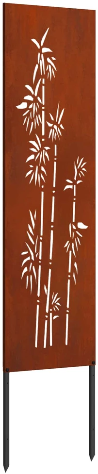 Sodo privatumo ekranas Gėlių Rūdijanti 32 x 140 cm