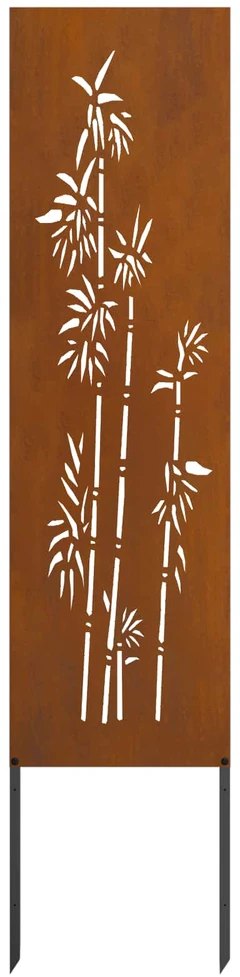 Sodo privatumo ekranas Gėlių Rūdijanti 32 x 140 cm